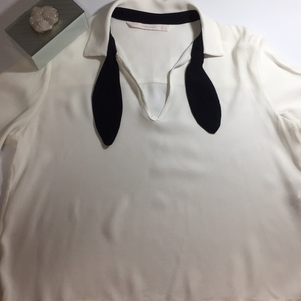 Zara Bow Top ✨ Size M